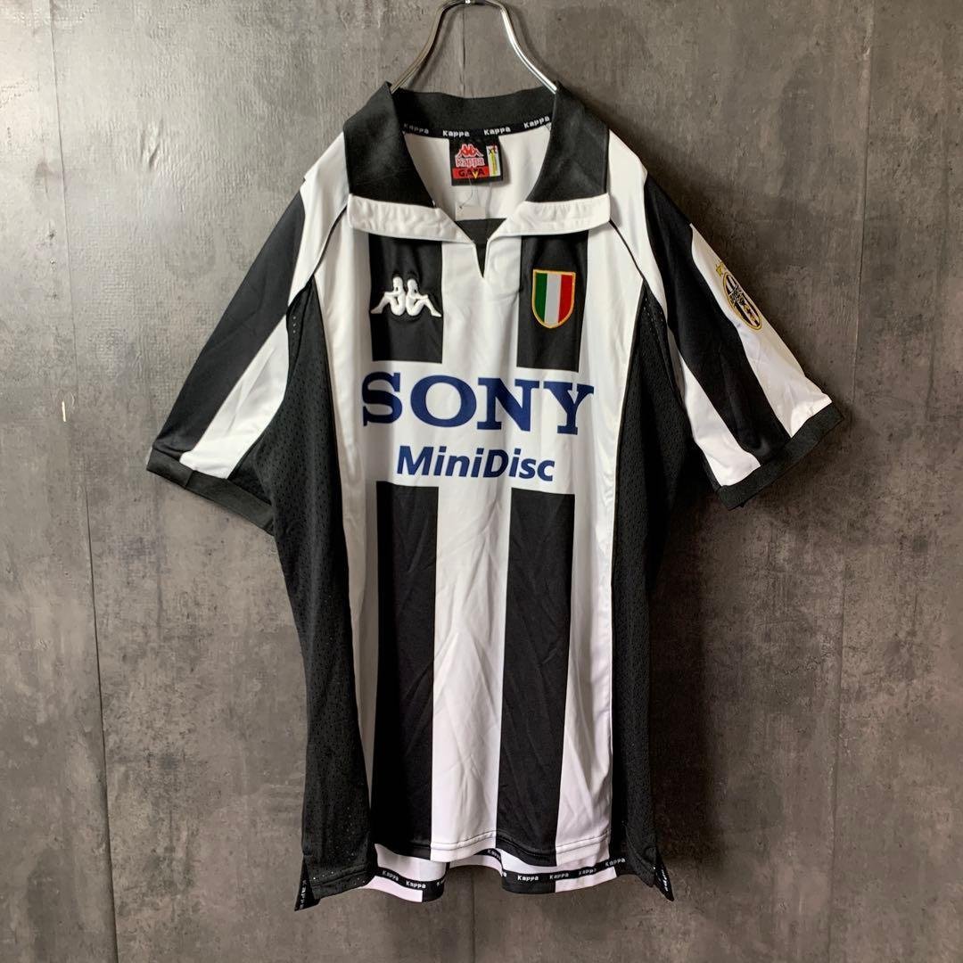 【★デルピエロ】 メンズ 97/98 ユベントス ホーム 半袖 10番 XL