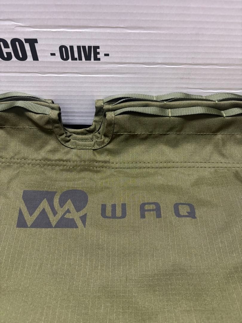 【新品　未使用】WAQ 2way ワイドコット　オリーブ