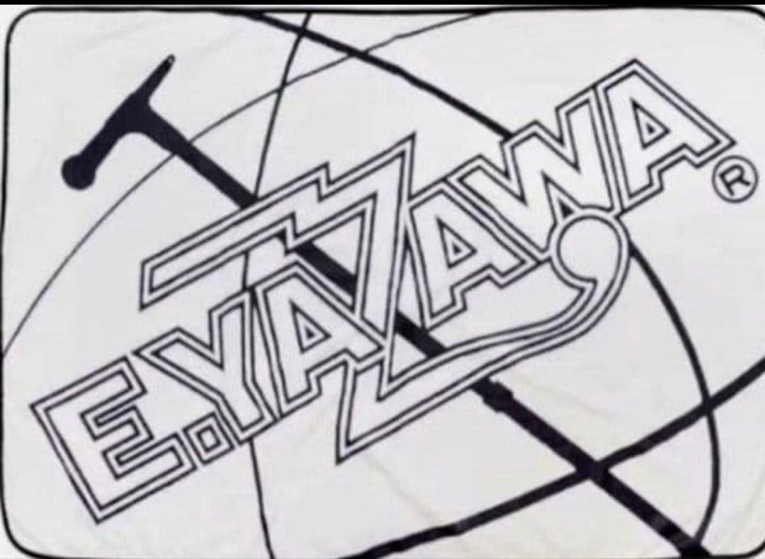 矢沢永吉　E.YAZAWA フランネルブランケット(ロゴマイク)