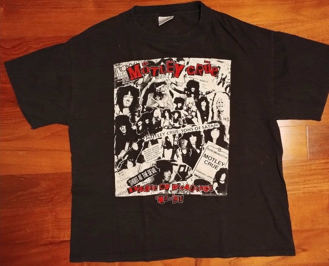 【値下不可】モトリークルー デケイド・オブ・デカダンス ツアーT XL