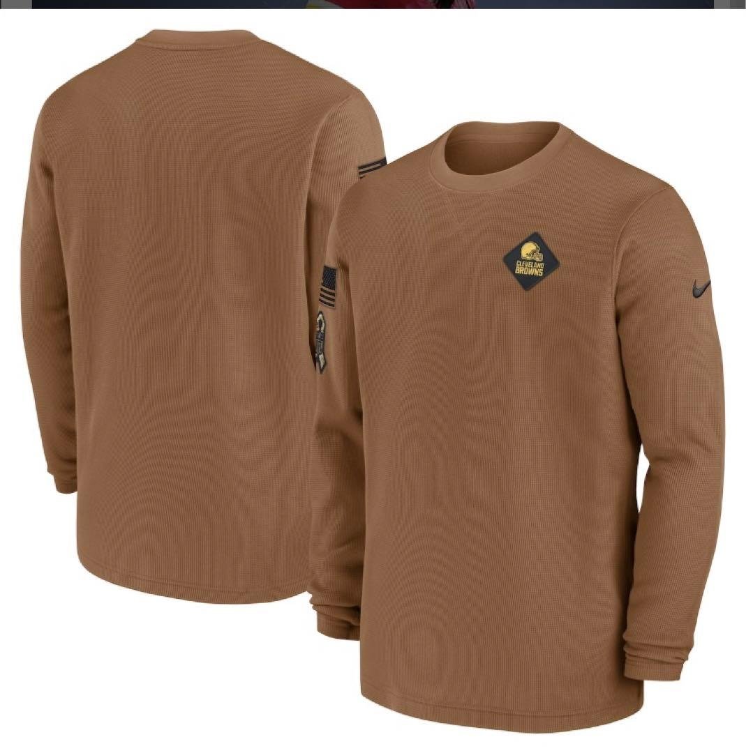 Nike ブラウン 長袖 ウォームアップウェア