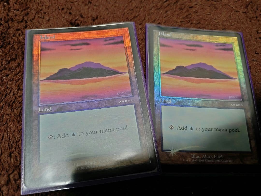 アリーナ Foil ランド 島 ベータ イラスト
